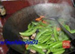 甜豆肉片的做法图解4