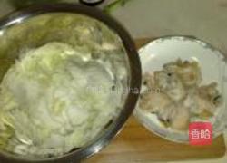 海螺炒白菜的做法图解2