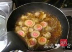 鸡肉丸汤煮乌冬的做法图解7