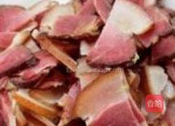 腊肉炒芥菜疙瘩的做法图解3