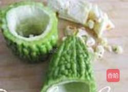 粤式古法田鸡浸凉瓜的做法图解2