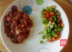 小米辣椒爆炒羊肉的做法图解3
