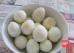 红烧迷你蛋的做法图解2