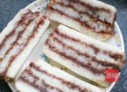 糯米豆沙切糕的做法图解10