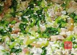 洋葱头拌咸肉菜饭的做法图解7