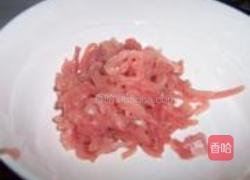 韭苔炒肉丝的做法图解1