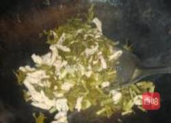 咸菜豆角炒肉丝的做法图解4