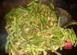 咸菜豆角炒肉丝的做法图解6
