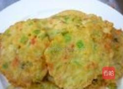 丝瓜文蛤饼的做法图解9