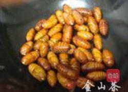 家常炒茧蛹的做法图解3