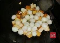 鹌鹑蛋烧香干的做法图解5