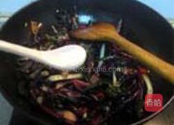 腊肉红菜苔的做法图解6
