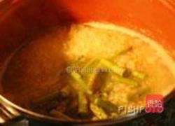 桂花芦笋糙米粥的做法图解6