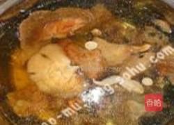 黄芪天麻干蘑鸡架汤的做法图解7