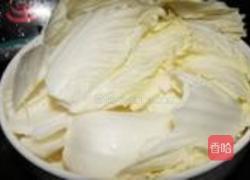 大白菜蒸火腿丝的做法图解2