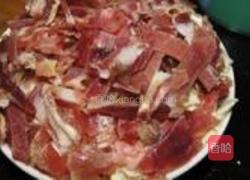 大白菜蒸火腿丝的做法图解4