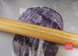 紫薯奶酪球的做法图解3
