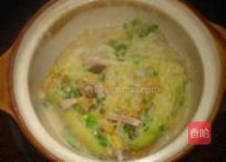 瑶柱节瓜粉丝煲的做法图解7