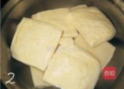 油煎豆腐的做法图解2