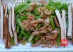 海米香芹拌豆干的做法图解6