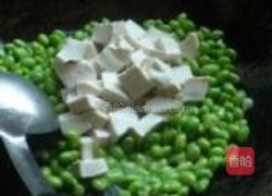 毛豆烧豆腐的做法图解4
