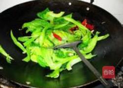 素炒芥菜梗的做法图解8