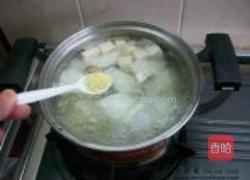 白萝卜豆腐排骨汤的做法图解9
