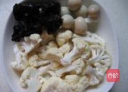 菜花烧鹌鹑蛋的做法图解3