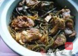 红烧排骨干豆角炖粉条的做法图解11