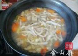 羊肉蘑菇粉丝煲的做法图解9