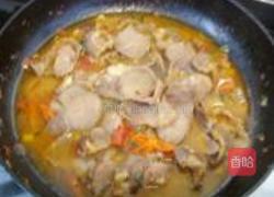 青菜金针茹烩牛肉的做法图解3
