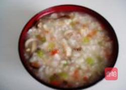 香菇鸡丝粥的做法图解7