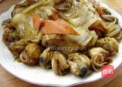 扇贝炒白菜的做法图解10