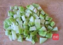 蒜头豆豉合掌瓜的做法图解1