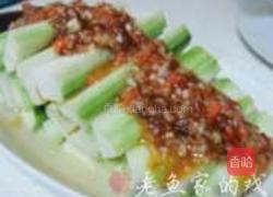 XO酱蒸水瓜的做法图解3