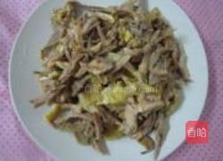 豌豆香菇鸡片的做法图解1