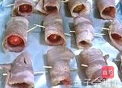 海苔番茄培根卷的做法图解5