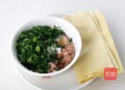 荠菜百叶包的做法图解3