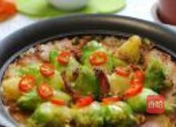 儿菜咸肉煲仔饭的做法图解17