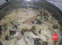 雪菜牛肚面的做法图解12
