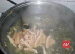 雪菜牛肚面的做法图解8