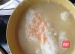 虾仁鸽子粥的做法图解9