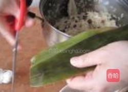 咸肉花生粽的做法图解6