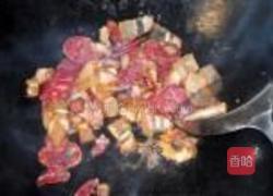 豌豆腊味焖糯饭的做法图解5