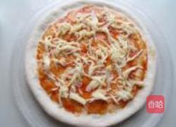 金枪鱼火腿pizz的做法图解10
