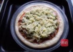 金枪鱼火腿pizz的做法图解12