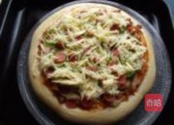金枪鱼火腿pizz的做法图解14