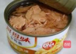 金枪鱼火腿pizz的做法图解5