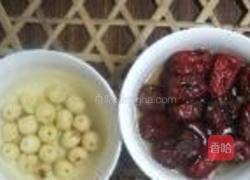 莲子红枣扣的做法图解2