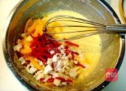 贝茸彩椒煎蛋饼的做法图解4